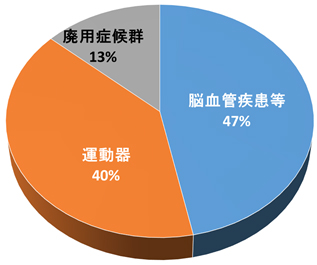 疾患別リハビリテーション（N=171）